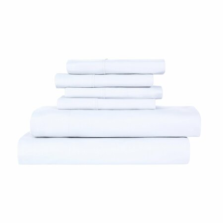 Bamboo Comfort Bamboo 6-Piece Luxury Sheet Set - Cal King - White 1300CKWH